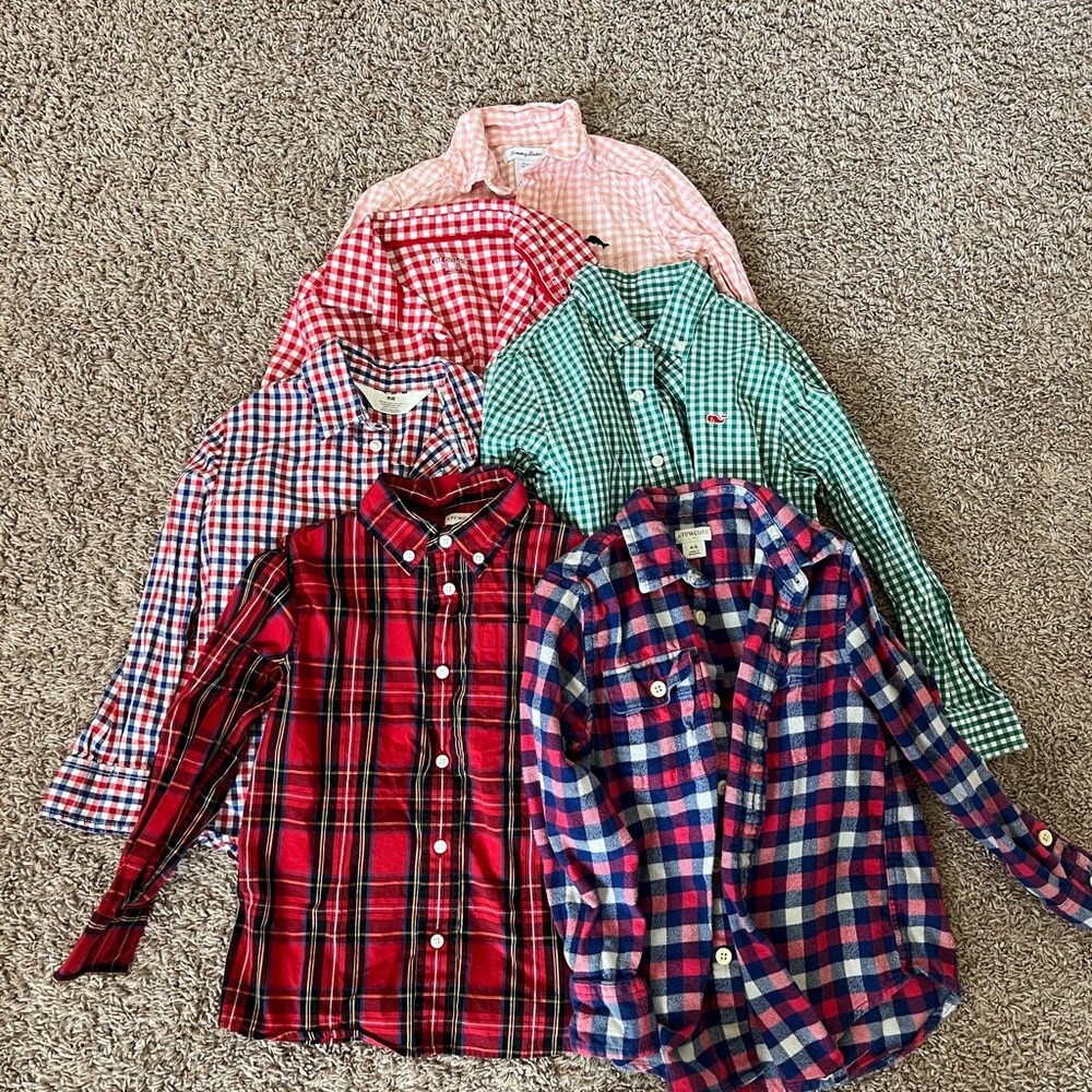 Boys Button Down Shirts - Size 4/5